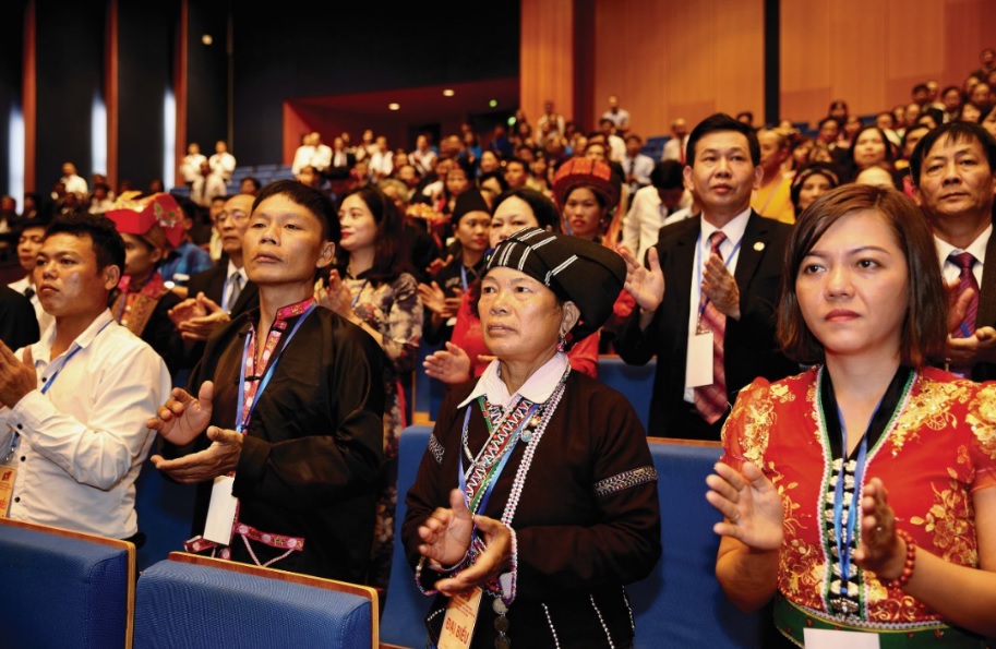 Các đại biểu tham dự phiên bế mạc Đại hội. Ảnh: TTXVN