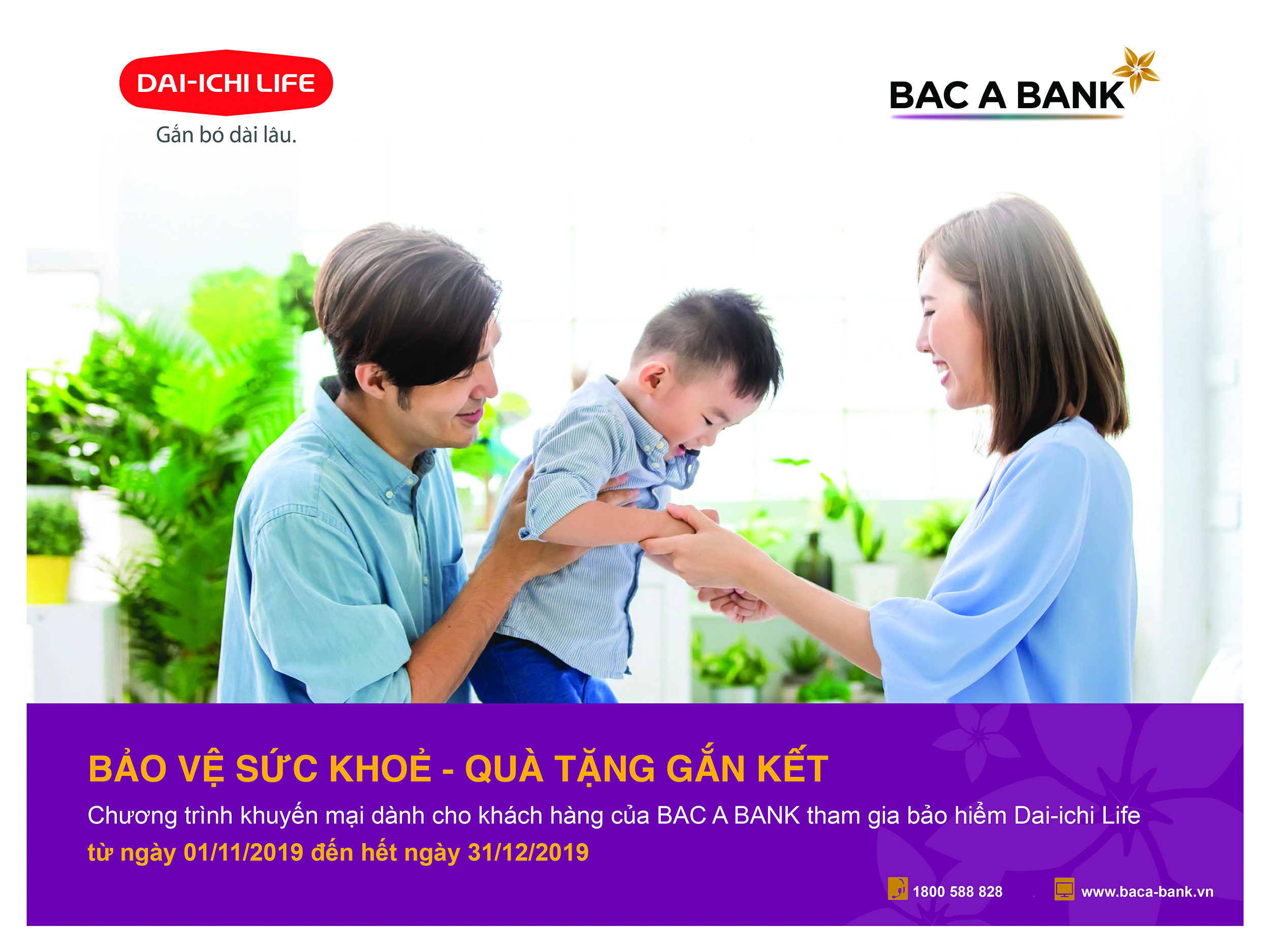 Tham gia bảo hiểm Dai-ichi life, khách hàng của BAC A BANK nhận ngay quà hấp dẫn 1