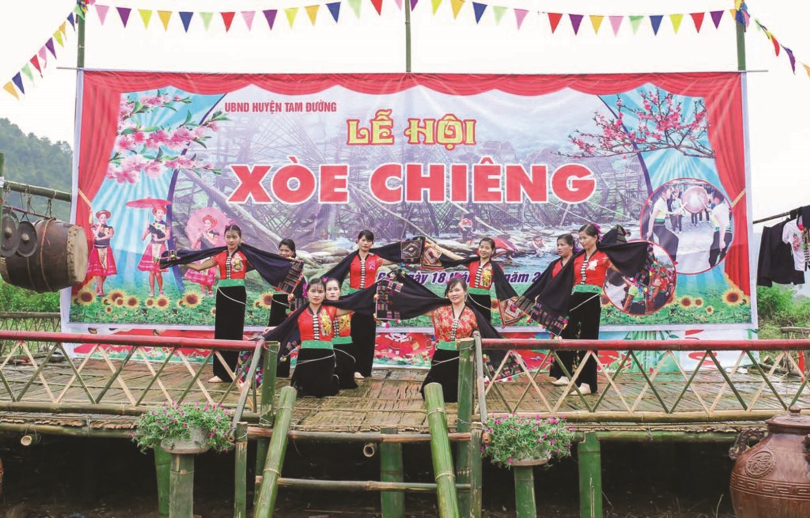  Lễ hội xòe chiêng là một trong những lễ hội quan trọng của dân tộc Thái vùng Tây Bắc nói chung và người Thái ở huyện Tam Đường nói riêng.