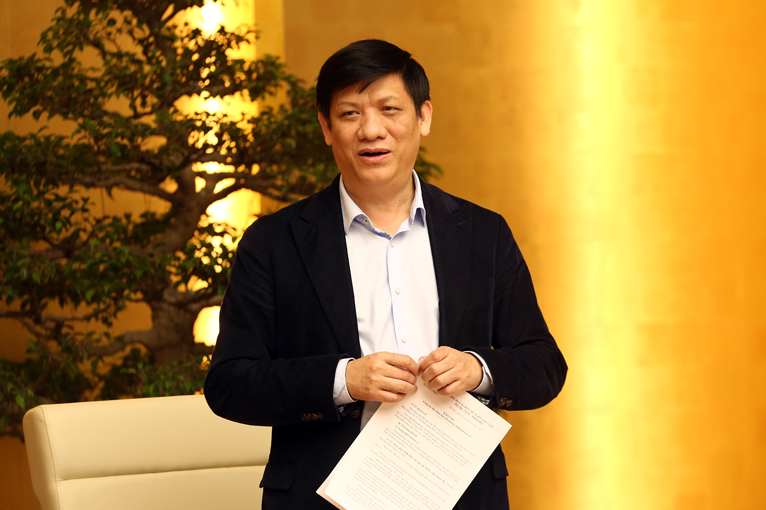 Thứ trưởng Bộ Y tế Nguyễn Thanh Long. - Ảnh: VGP