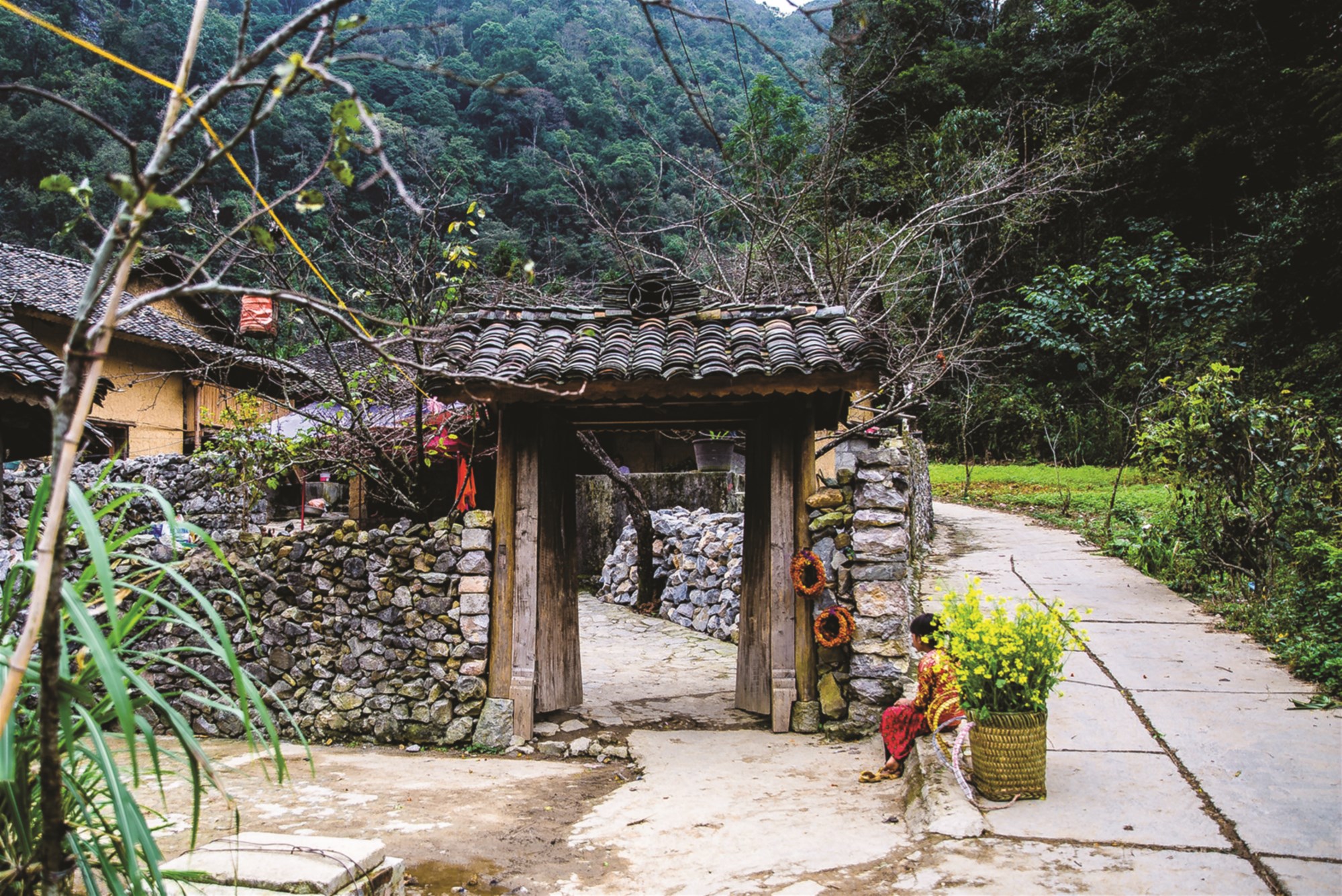 Ngôi nhà được chọn để quay trong phim “Chuyện của Pao” đã trở thành địa điểm không thể bỏ qua của du khách khi tới Hà Giang. (Ảnh TL)