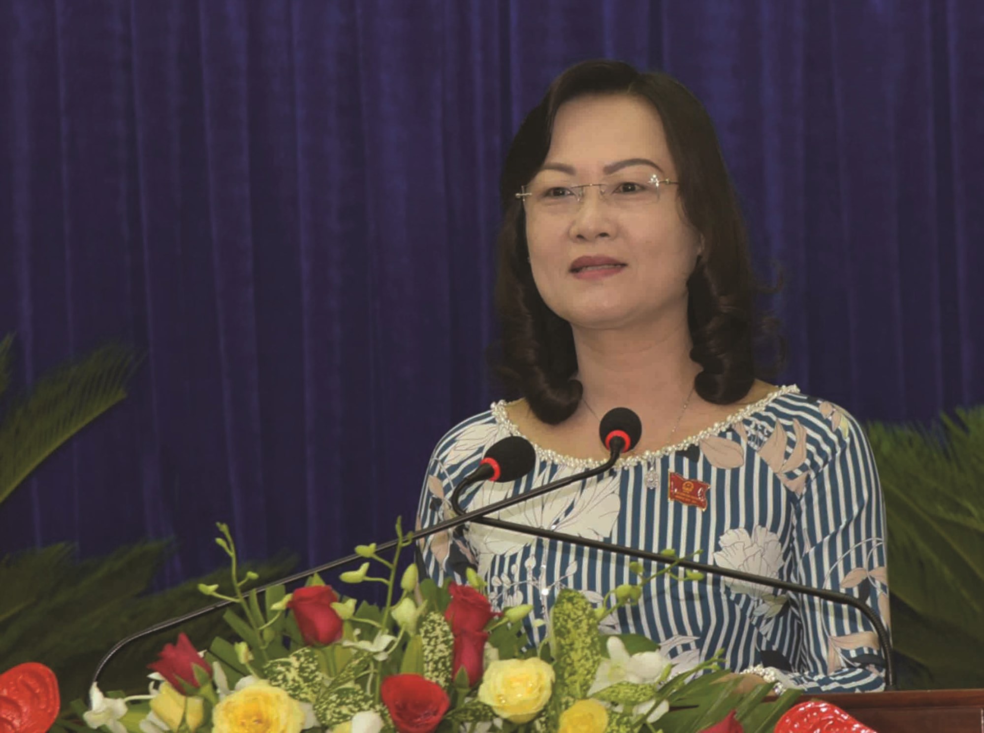 Phó Bí thư Thường trực Tỉnh ủy, Chủ tịch HĐND tỉnh Bạc Liêu Lê Thị Ái Nam.