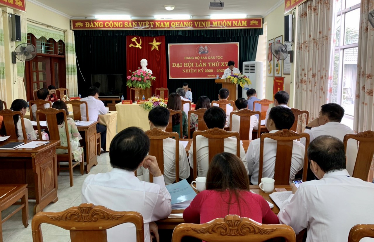 Đại hội Đảng bộ Ban Dân tộc tỉnh Thanh Hóa, nhiệm kỳ 2020 - 2025