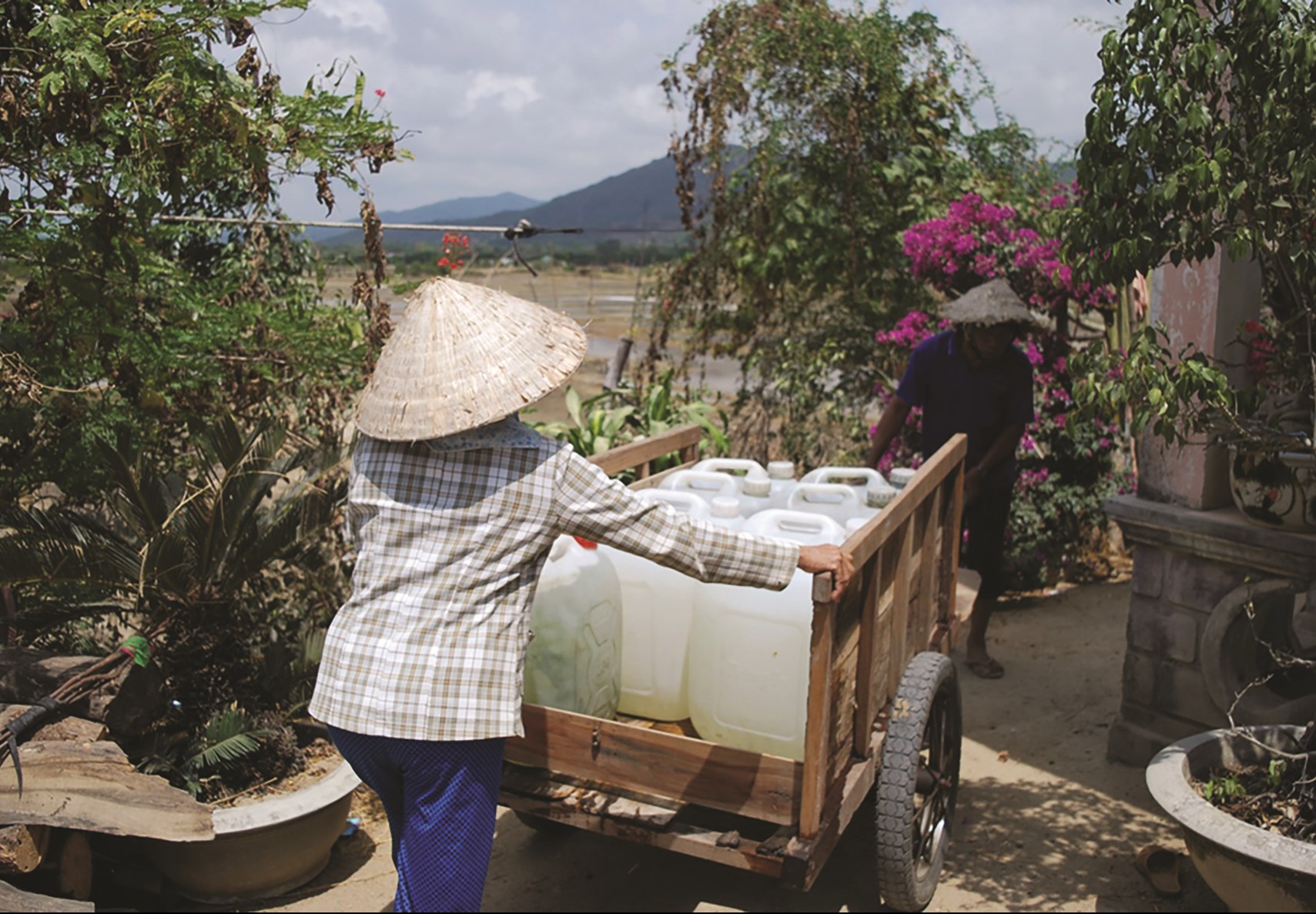 Người dân Cam Ranh phải mua nước sạch với giá cao về sử dụng