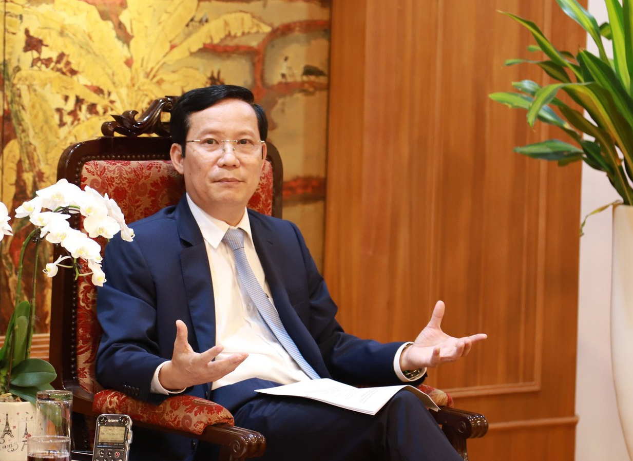 Chủ tịch VCCI Phạm Tấn Công: Nghị quyết 41 là điểm tựa để doanh nghiệp phát triển trong thời kỳ mới, xứng tầm hơn khi Việt Nam vươn mình hướng tới mục tiêu trở thành quốc gia phát triển - Ảnh: VGP/HT