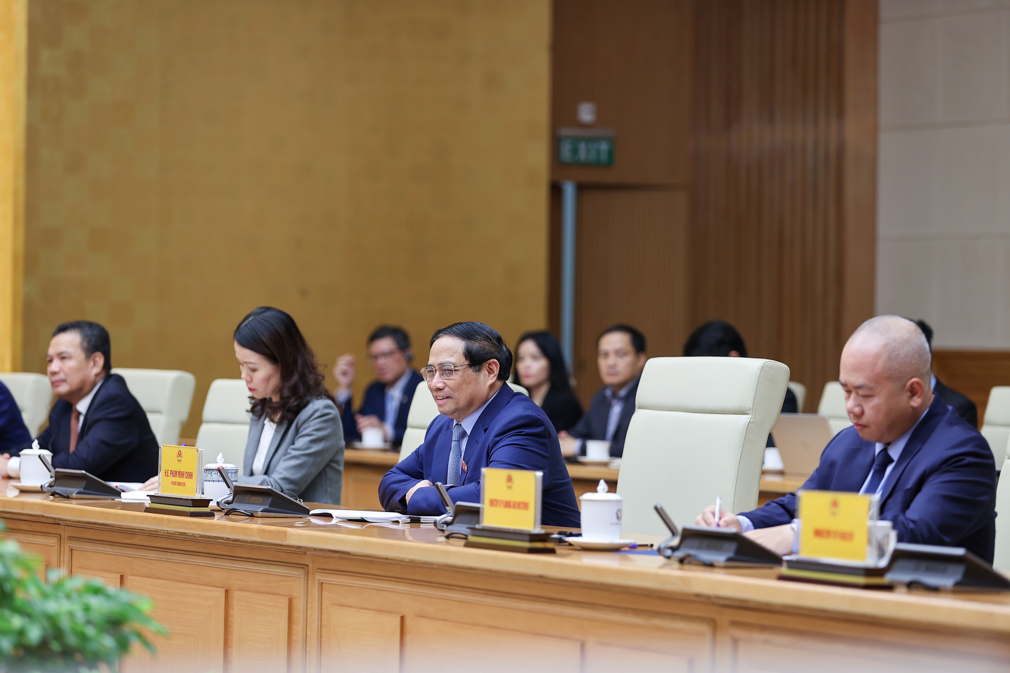 Thủ tướng nêu rõ, Chính phủ sẽ tiếp tục thúc đẩy và tạo điều kiện tốt nhất có thể để triển khai hiệu quả các chương trình, dự án hợp tác của LHQ dành cho Việt Nam - Ảnh: VGP/Nhật Bắc