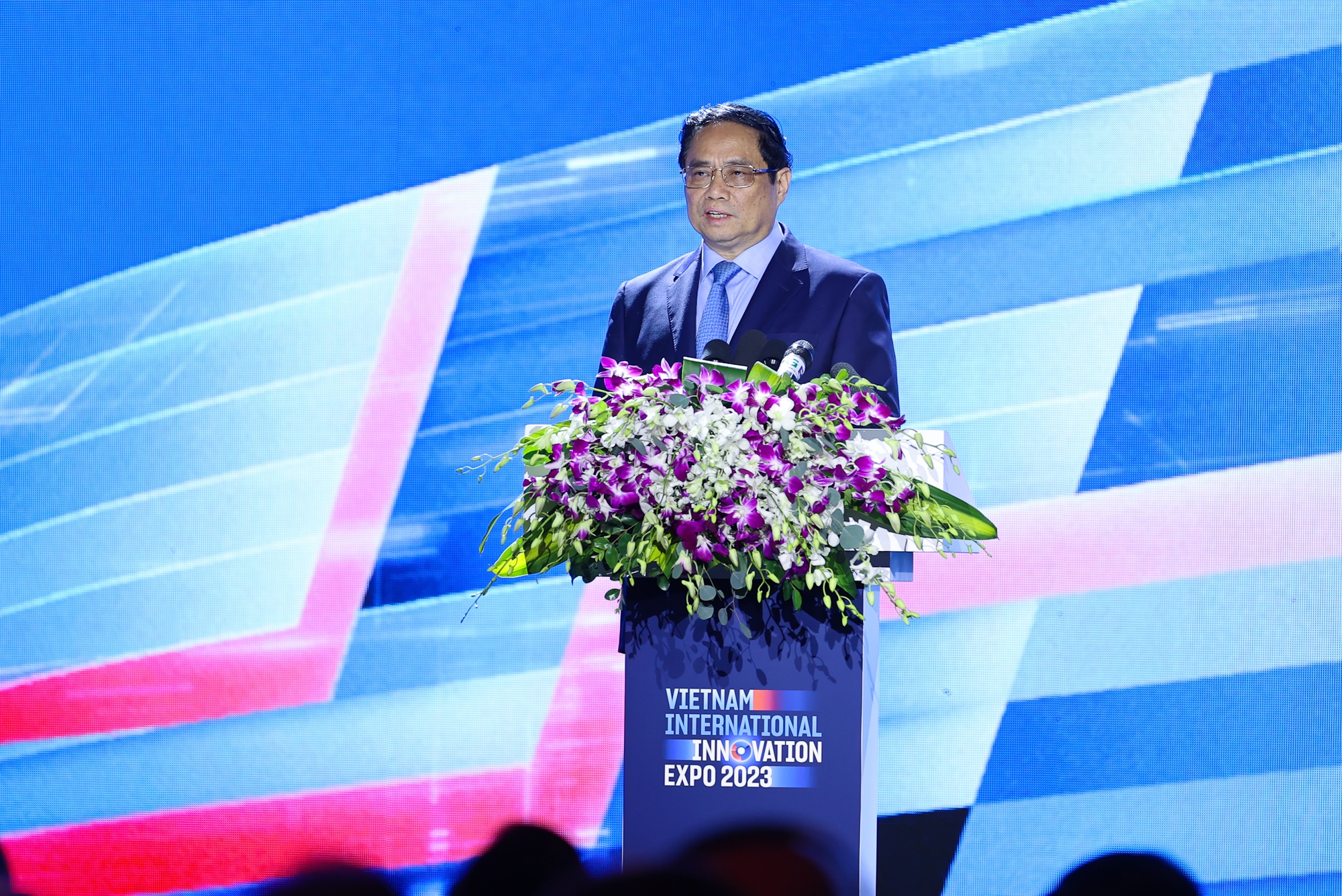 Thủ tướng Phạm Minh Chính: Đổi mới sáng tạo là một xu thế tất yếu, lựa chọn chiến lược, đòi hỏi khách quan và ưu tiên hàng đầu của Việt Nam - Ảnh: VGP/Nhật Bắc