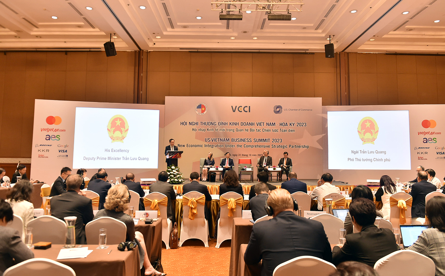 Hội nghị Thượng đỉnh kinh doanh Việt Nam-Hoa Kỳ - Ảnh: VGP/Hải Minh