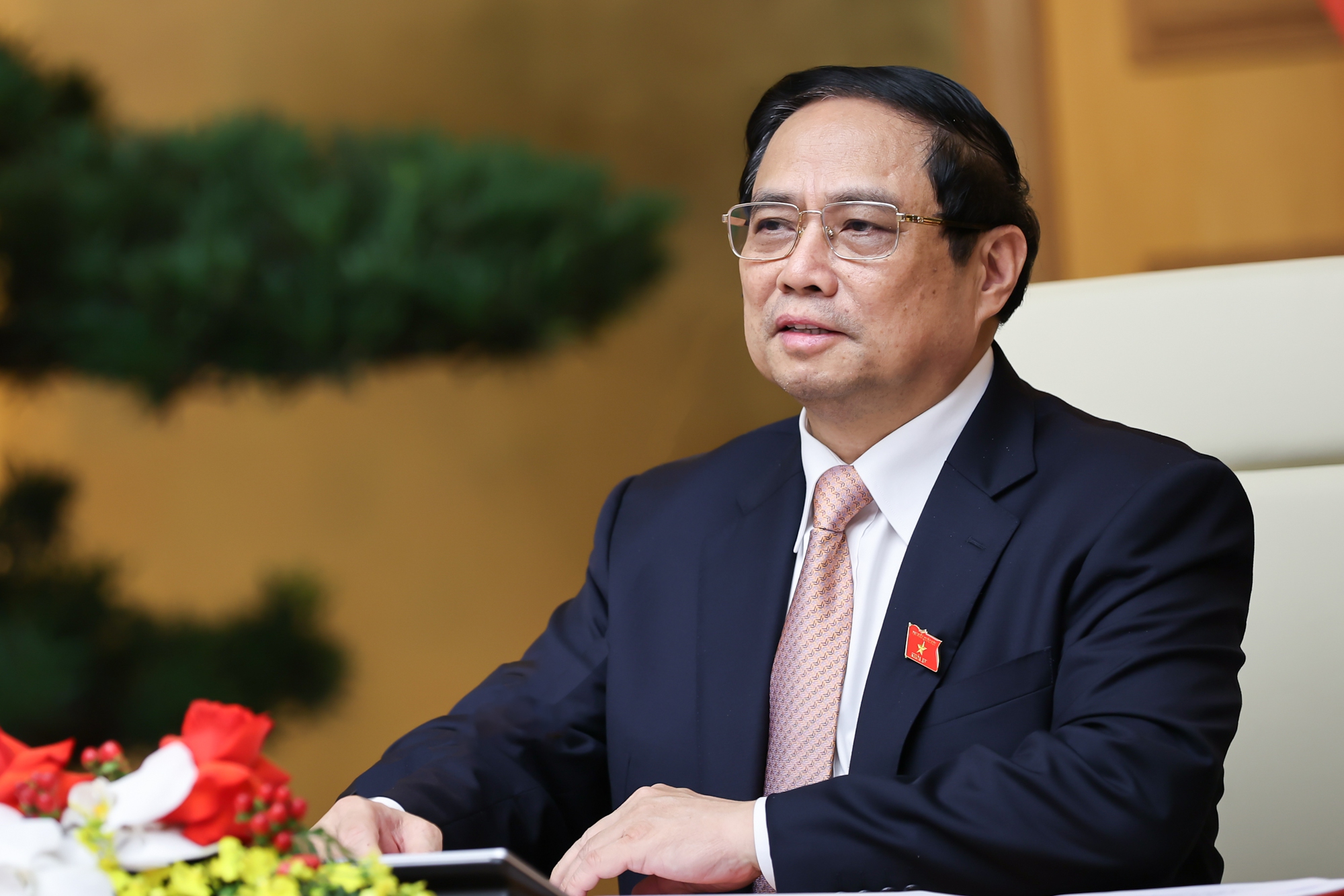 Thủ tướng Phạm Minh Chính đề nghị Đan Mạch đẩy mạnh đầu tư vào Việt Nam trong các lĩnh vực Đan Mạch có thế mạnh và phù hợp với các ưu tiên phát triển bền vững của Việt Nam - Ảnh: VGP/Nhật Bắc