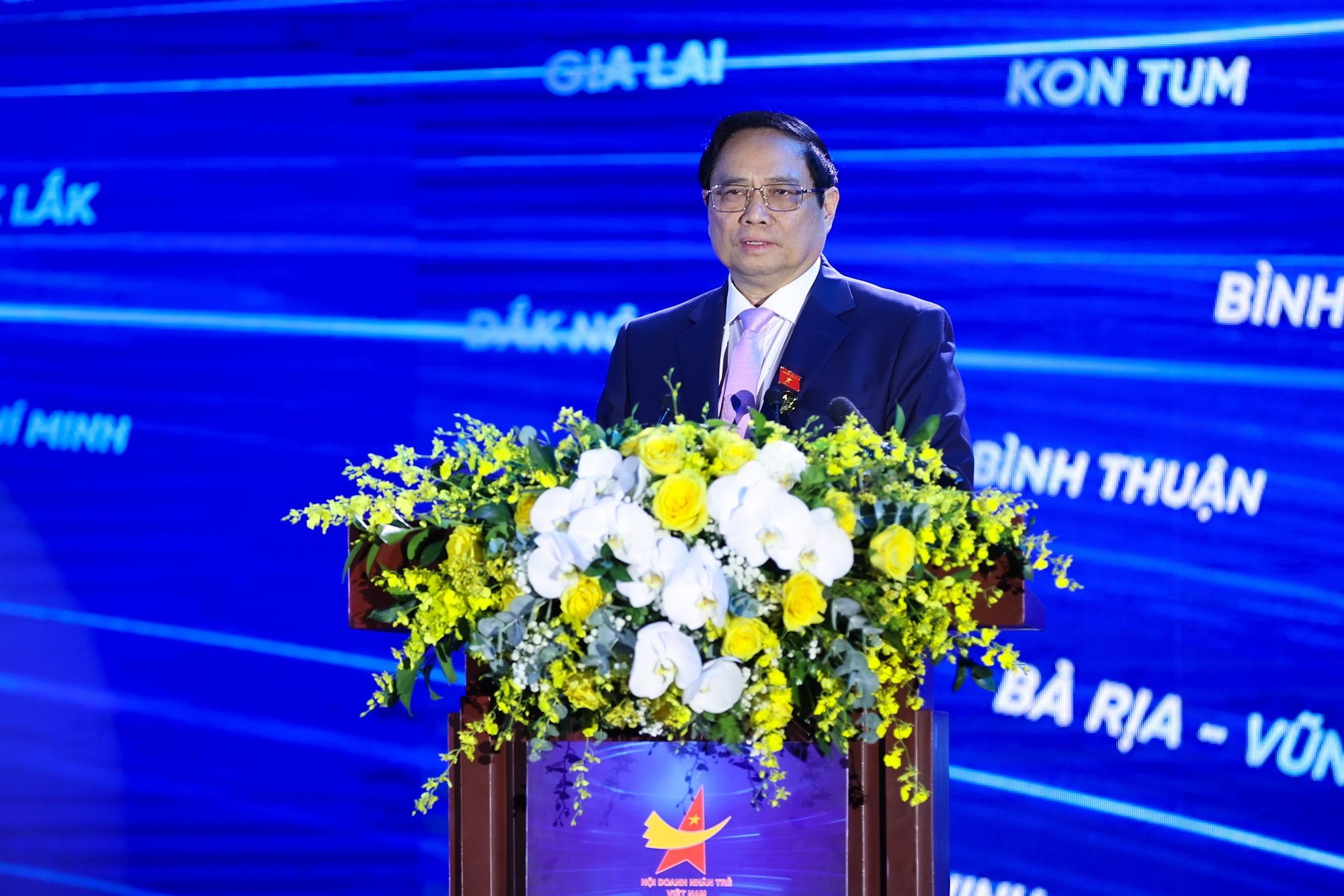 Thủ tướng Phạm Minh Chính phát biểu tại lễ kỷ niệm - Ảnh: VGP/Nhật Bắc