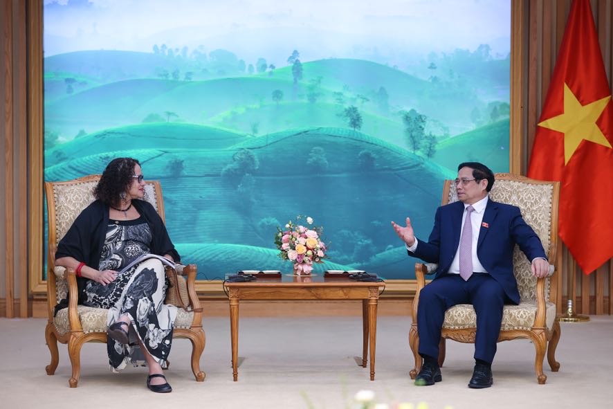 Thủ tướng đề nghị phía Brazil quan tâm thúc đẩy sự đồng thuận nội bộ của khối về việc sớm khởi động đàm phán FTA Việt Nam – Khối Thị trường chung Nam Mỹ (MERCOSUR) - Ảnh: VGP/Nhật Bắc