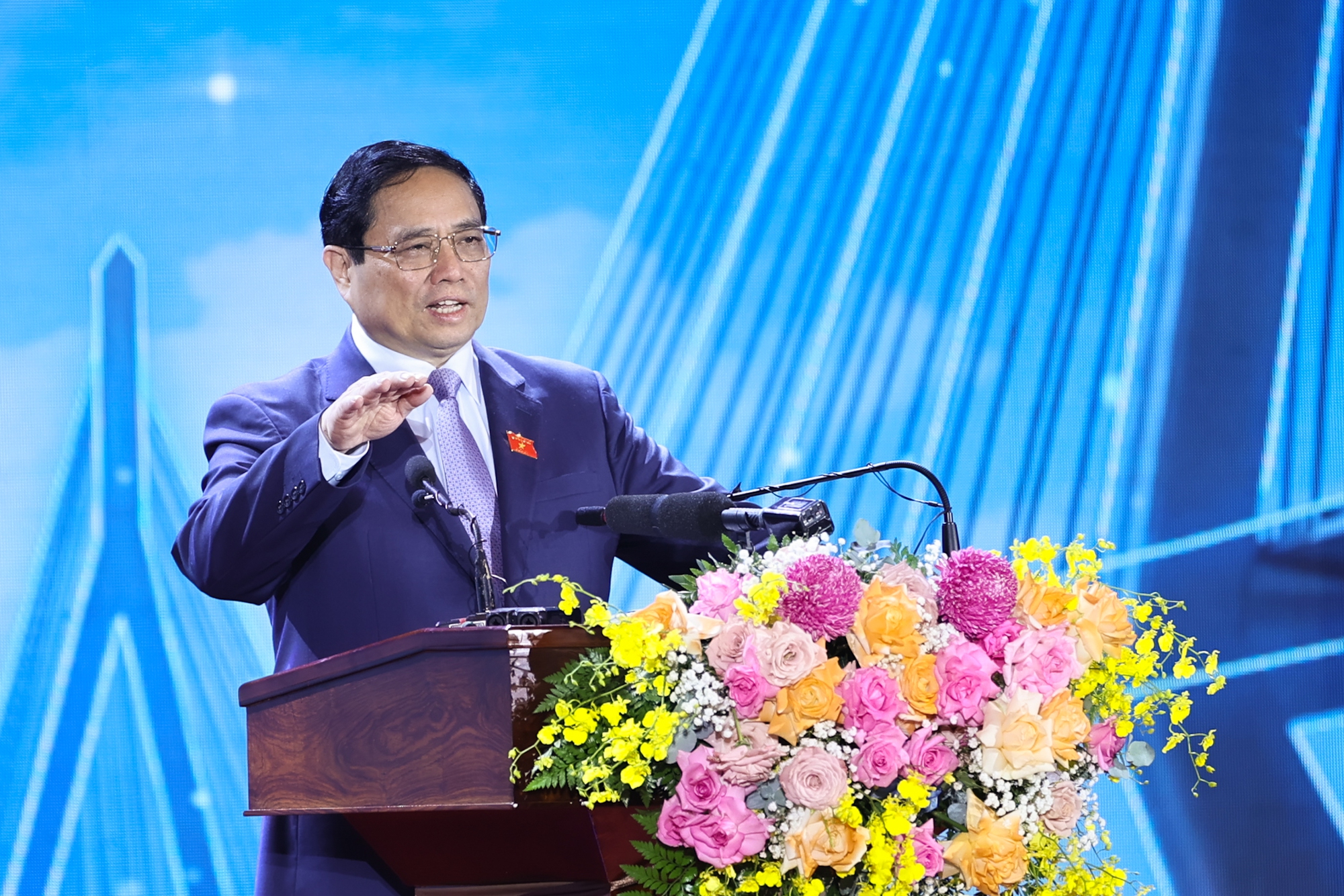 Thủ tướng Phạm Minh Chính nhấn mạnh: Huy động nguồn lực là vấn đề quan trọng nhất để triển khai Quy hoạch TP. Cần Thơ - Ảnh: VGP/Nhật Bắc