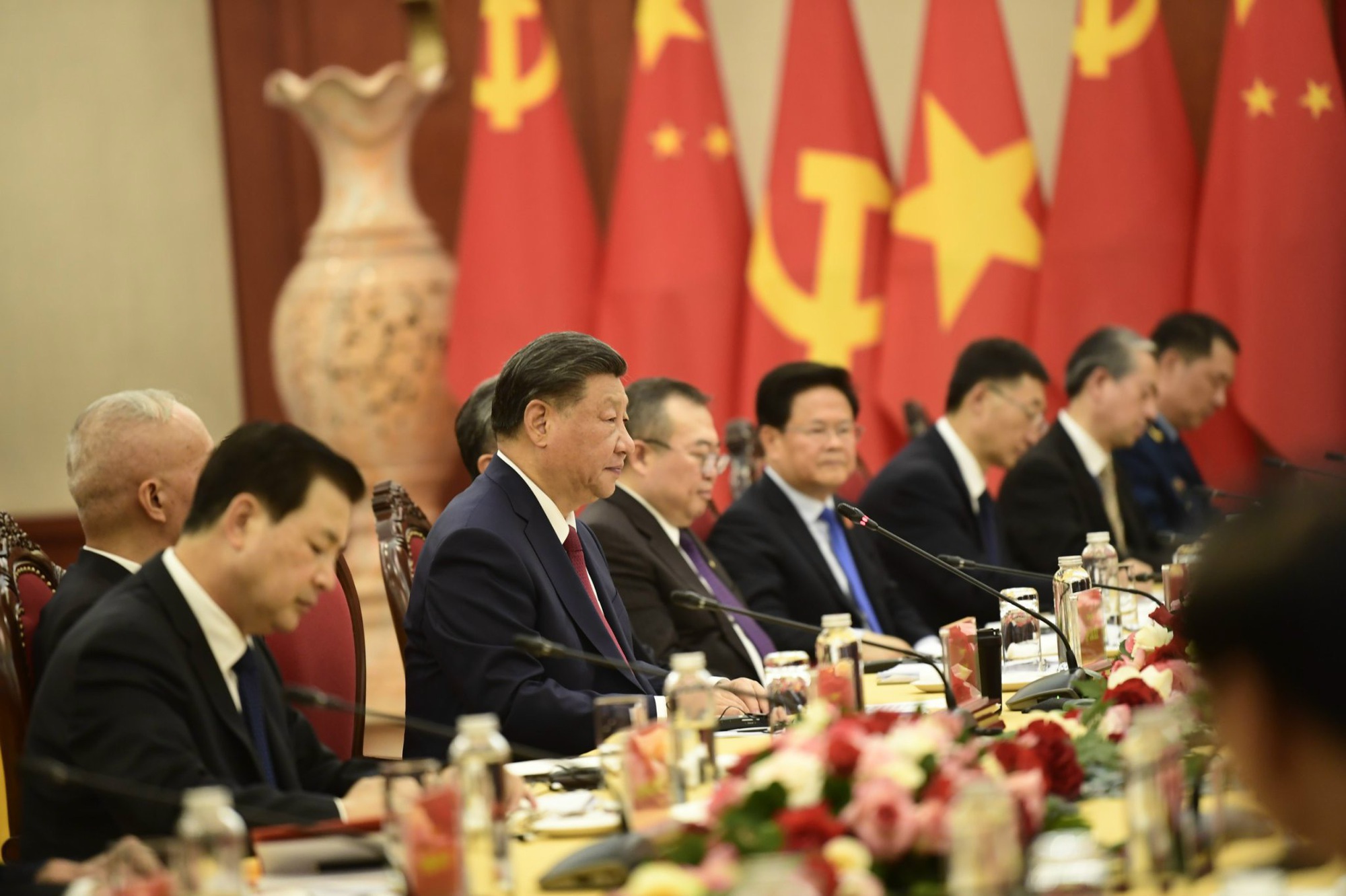Tổng Bí thư, Chủ tịch nước Tập Cận Bình khẳng định Trung Quốc coi trọng cao độ quan hệ với Việt Nam - Ảnh: VGP/Nhật Bắc