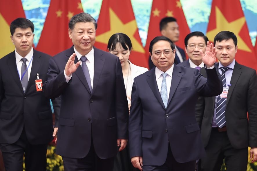 Thủ tướng Phạm Minh Chính hội kiến Tổng Bí thư, Chủ tịch nước Trung Quốc Tập Cận Bình- Ảnh 2.