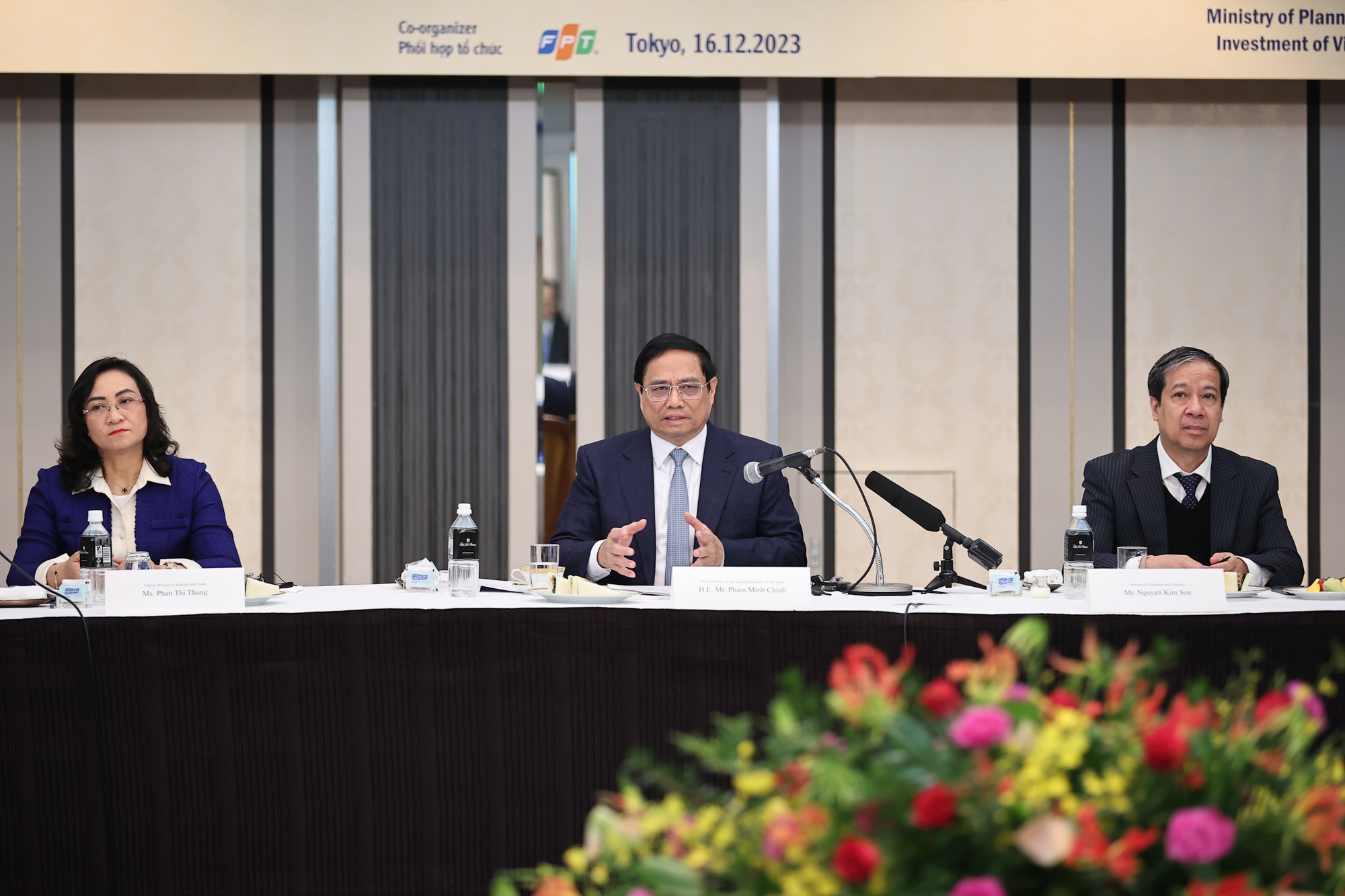 Thủ tướng: Việt Nam mong muốn phát triển ngành công nghiệp bán dẫn theo hướng đột phá, mạnh mẽ hơn, có vai trò quan trọng hơn trong chuỗi cung ứng toàn cầu - Ảnh: VGP/Nhật Bắc