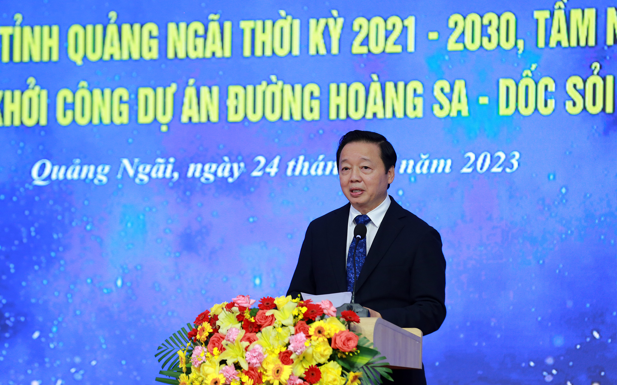 Phó Thủ tướng Trần Hồng Hà: Quy hoạch tỉnh Quảng Ngãi mở ra khát vọng, không gian sáng tạo, tư duy phát triển mới - Ảnh: VGP/Minh Khôi