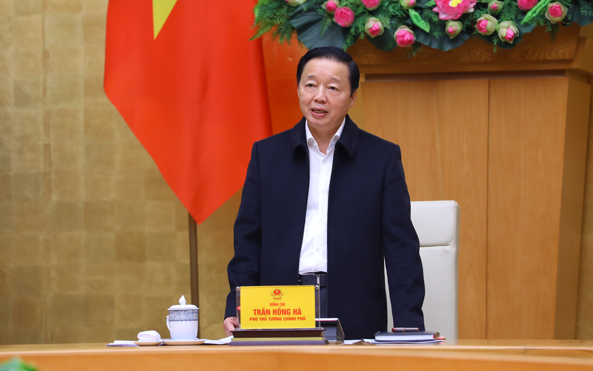 Phó Thủ tướng Trần Hồng Hà: Phong trào ""Toàn dân đoàn kết xây dựng đời sống văn hóa" đòi hỏi cách tổ chức thực hiện, phân công nhiệm vụ hết sức cụ thể - Ảnh: VGP/MK