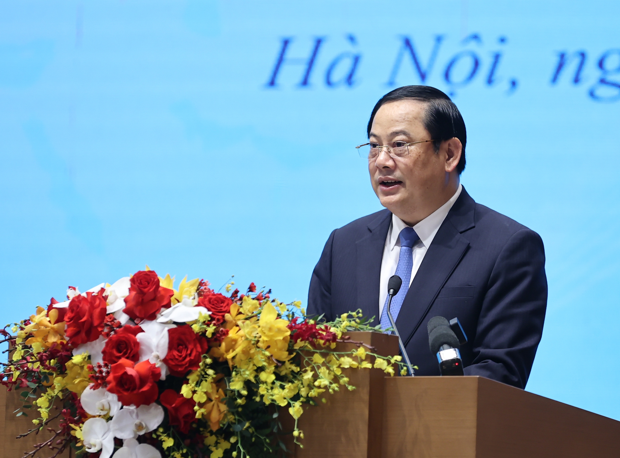 Thủ tướng Sonexay Siphandone cho rằng, sự trưởng thành của các doanh nghiệp Việt Nam đầu tư tại Lào thời gian qua đã góp phần thúc đẩy sự phát triển của Lào - Ảnh: VGP/Nhật Bắc