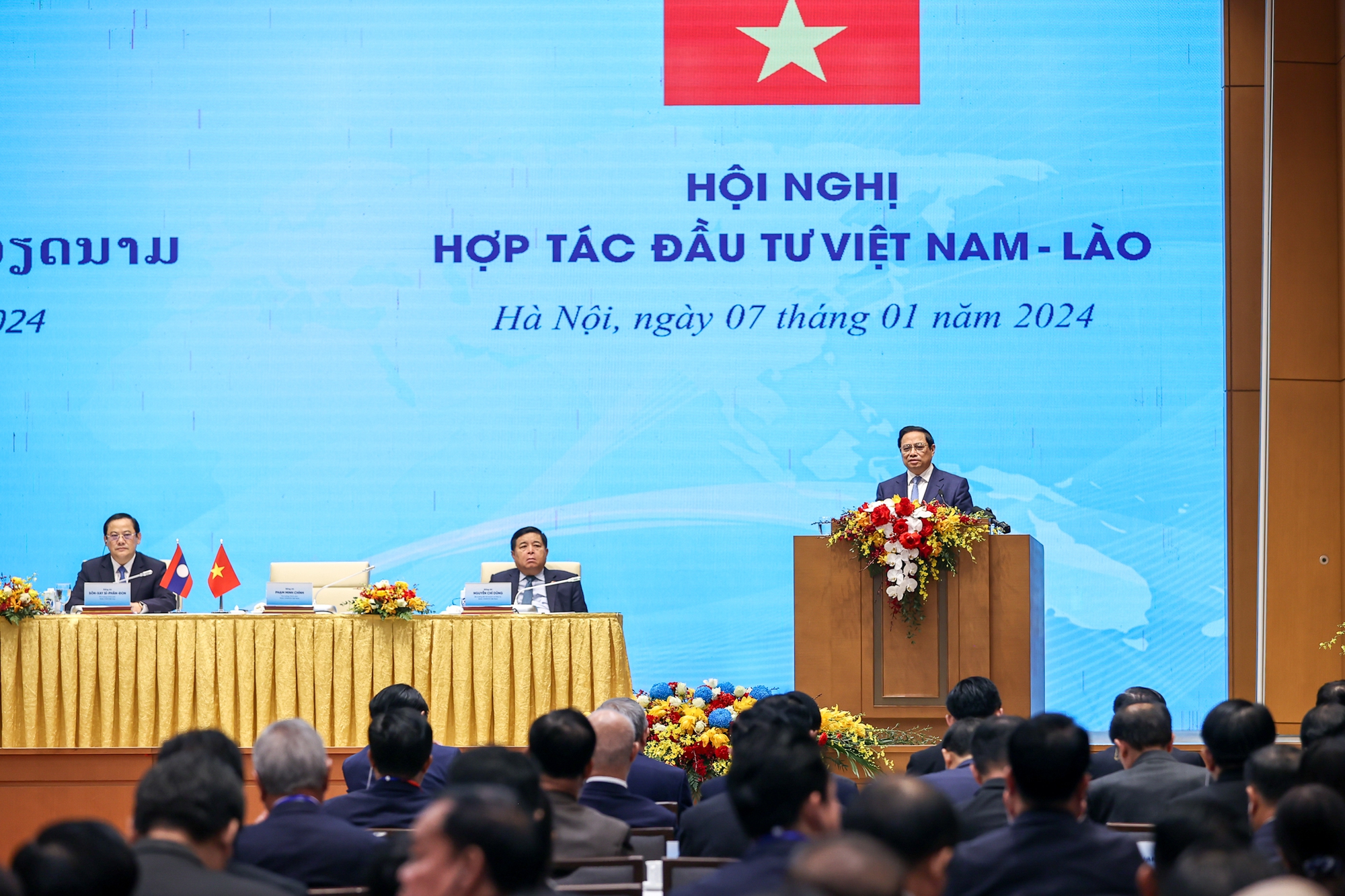 Thủ tướng Phạm Minh Chính nhấn mạnh, mỗi chương trình, dự án hợp tác không chỉ có ý nghĩa đơn thuần về kinh tế mà có ý nghĩa chính trị sâu sắc - Ảnh: VGP/Nhật Bắc