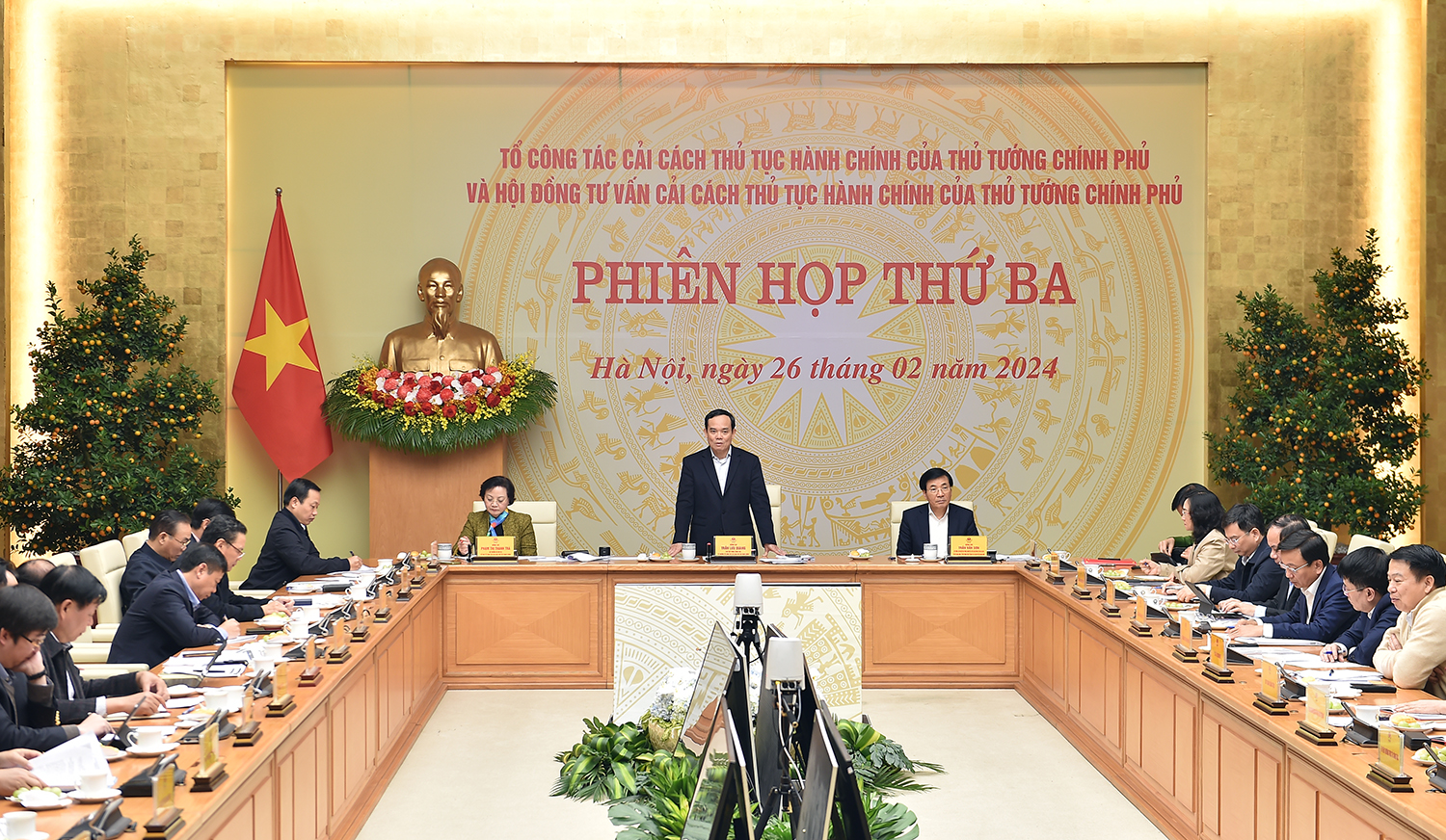 Phiên họp thứ ba của Tổ công tác cải cách TTHC của Thủ tướng Chính phủ và Hội đồng tư vấn cải cách TTHC của Thủ tướng Chính phủ - Ảnh: VGP/Hải Minh