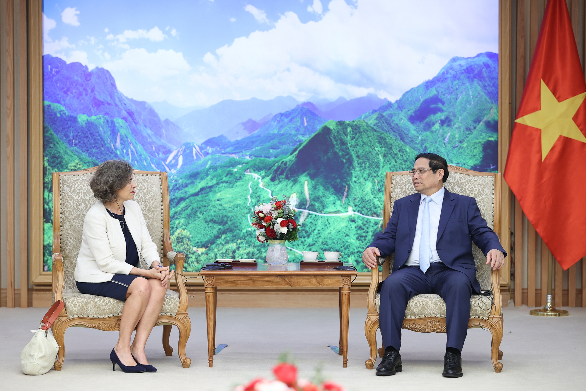 Thủ tướng hoan nghênh Tây Ban Nha đã khai trương Phòng Thương mại tại Việt Nam trong năm 2023 - Ảnh: VGP/Nhật Bắc