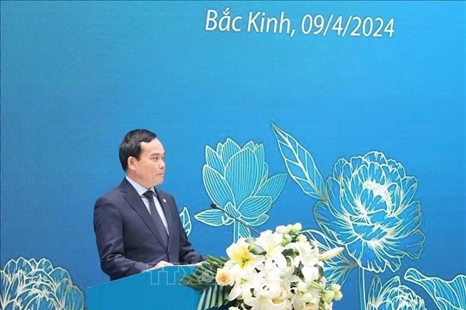 Phó Thủ tướng Trần Lưu Quang phát biểu tại buổi lễ. (Ảnh: TTXVN)
