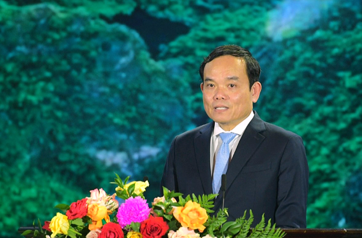 Phó Thủ tướng Trần Lưu Quang phát biểu tại lễ kỷ niệm - Ảnh: Báo Ninh Bình