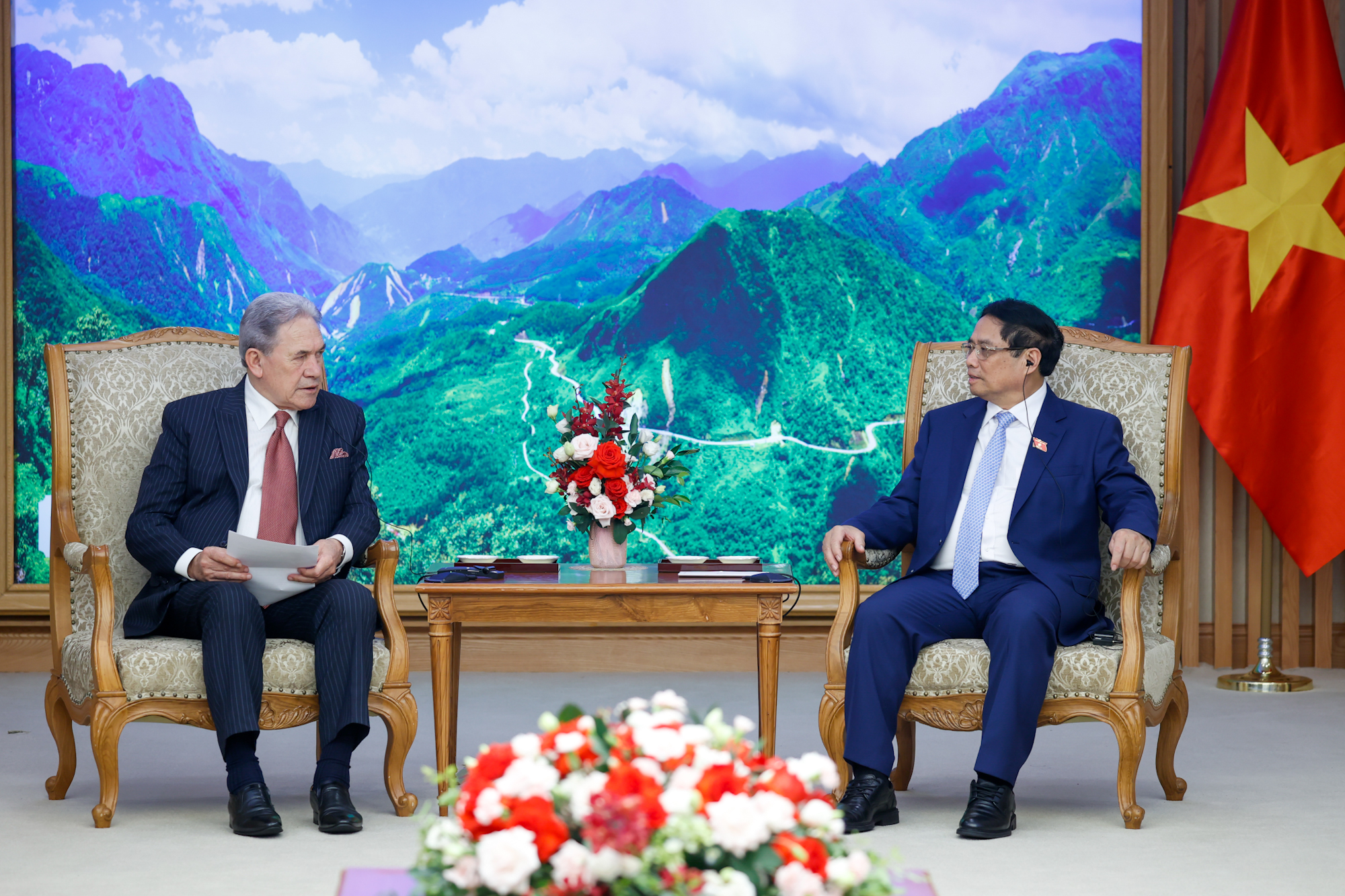 Thủ tướng Phạm Minh Chính nhấn mạnh, bên cạnh tăng cường và mở rộng hợp tác trong những lĩnh vực truyền thống, hai nước cần đẩy mạnh hợp tác trong những lĩnh vực mới 