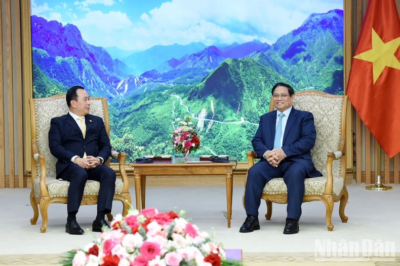 Thủ tướng Phạm Minh Chính tiếp Bộ trưởng Thanh tra Campuchia Hout Hak