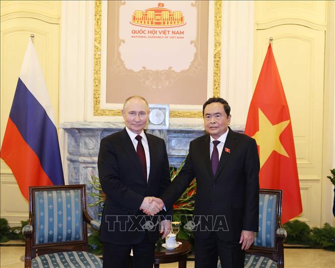 Chủ tịch Quốc hội nêu rõ, Việt Nam luôn coi trọng quan hệ hữu nghị truyền thống, Đối tác Chiến lược toàn diện với Nga - Ảnh: TTXVN