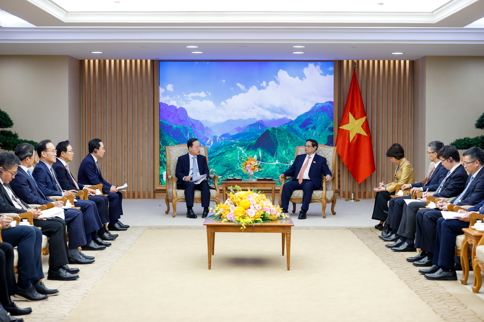 Tổng Giám đốc Park Hark Kyu: Samsung cam kết sẽ luôn đồng hành với Việt Nam, nỗ lực hết sức nhằm đóng góp vào sự phát triển kinh tế-xã hội của Việt Nam - Ảnh: VGP/Nhật Bắc