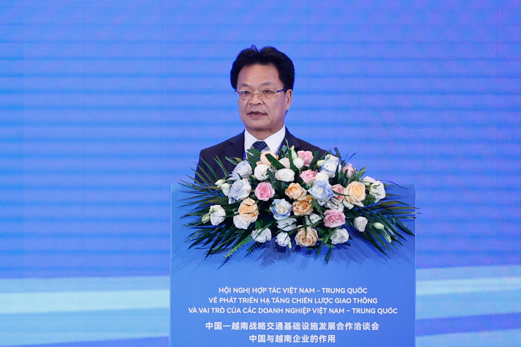 Chủ tịch HĐTV Tổng công ty Đường sắt Việt Nam Đặng Sỹ Mạnh phát biểu tại hội nghị - Ảnh: VGP/Nhật Bắc