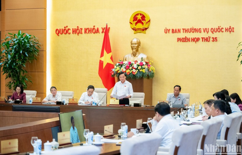 Quang cảnh phiên họp chiều 10/7. (Ảnh: DUY LINH)