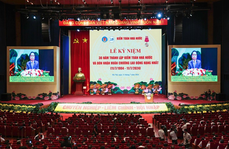 Quang cảnh lễ kỷ niệm. (Ảnh: DUY LINH)