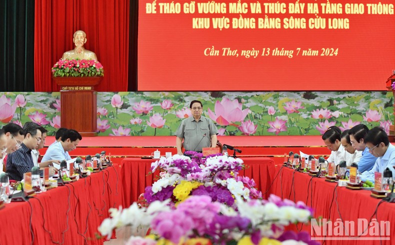 Quang cảnh buổi làm việc (Ảnh: Thanh Giang).