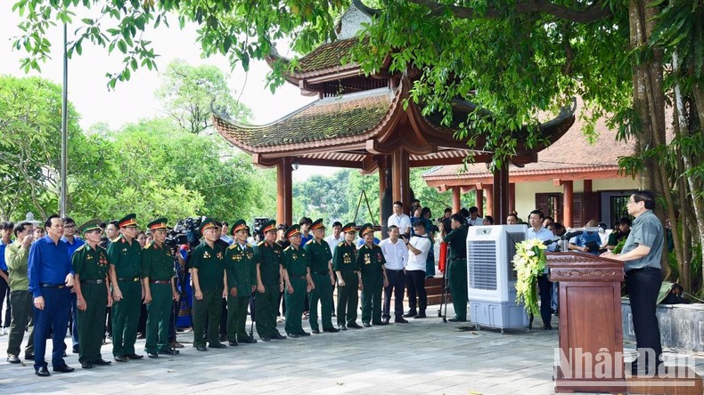 Thủ tướng Phạm Minh Chính phát biểu ý kiến tại buổi lễ.