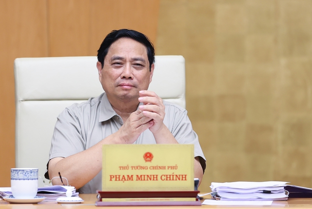 Thủ tướng Phạm Minh Chính chủ trì phiên họp Chính phủ chuyên đề xây dựng pháp luật tháng 8/2023 - Ảnh 1.