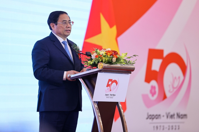 Thủ tướng: Quan hệ Việt Nam - Nhật Bản 'hướng tới tương lai, vươn tầm thế giới' với sự tin cậy, chân thành - Ảnh 4.