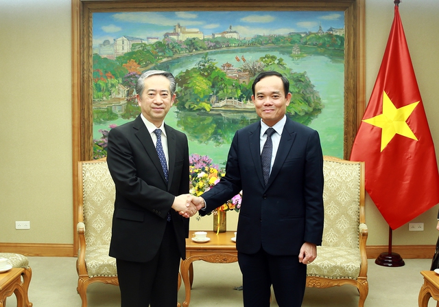 Phó Thủ tướng Trần Lưu Quang tiếp Đại sứ Trung Quốc - Ảnh 1.