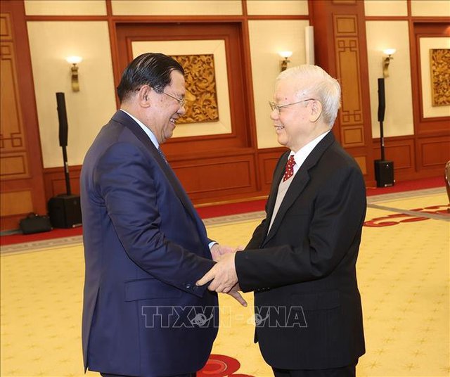 Tăng cường quan hệ hợp tác giữa Đảng Cộng sản Việt Nam và Đảng Nhân dân Campuchia - Ảnh 1.
