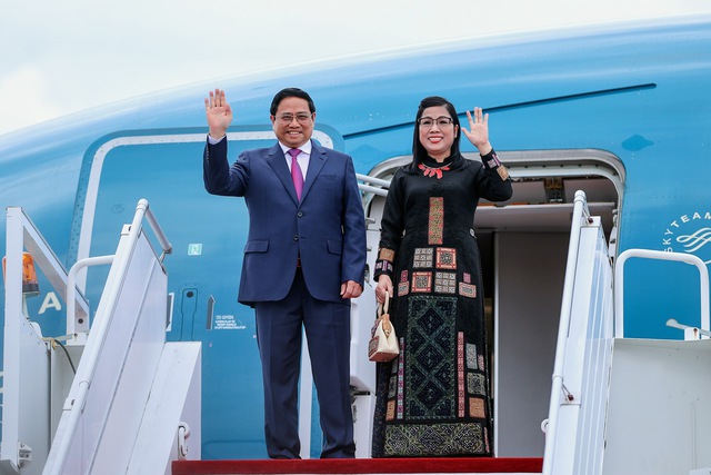 Thủ tướng Phạm Minh Chính bắt đầu chuyến thăm chính thức Brunei Darussalam - Ảnh 1.