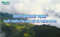 Khơi dậy khát vọng phát triển của phụ nữ, trẻ em DTTS