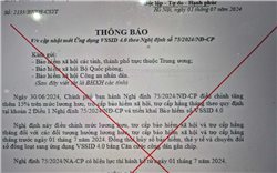 Cảnh báo giả mạo văn bản của BHXH Việt Nam yêu cầu cập nhật mới ứng dụng VssID 4.0
