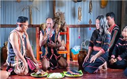Tái hiện Lễ ăn hỏi của đồng bào Gia Rai trên cao nguyên Gia Lai