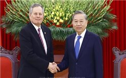 Tổng Bí thư Tô Lâm tiếp Thượng nghị sĩ Hoa Kỳ Steven David Daines