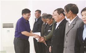 Thứ trưởng, Phó Chủ nhiệm UBDT Y Thông làm việc và chúc Tết đồng bào DTTS tại tỉnh Đăk Lăk
