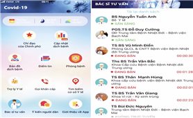 Sử dụng Appstore “COVID-19”: Ở nhà người dân vẫn được tư vấn trực tuyến