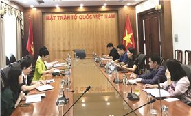 UBDT và Ủy ban Trung ương MTTQ Việt Nam họp bàn triển khai chương trình phối hợp công tác