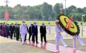 Lãnh đạo Đảng, Nhà nước vào Lăng viếng Chủ tịch Hồ Chí Minh nhân kỷ niệm 75 năm Quốc khánh 2/9