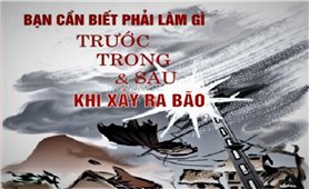 HƯỚNG DẪN phòng chống bão, lũ khẩn cấp